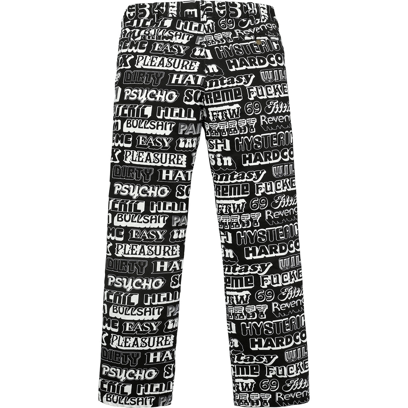Supreme/HYSTERIC GLAMOUR Text Work Pant view 3